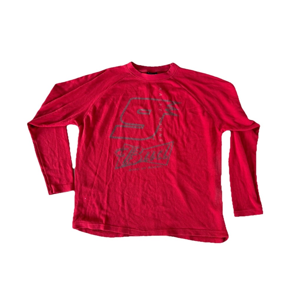 Vintage Y2K Chase Authentics  Bud Kasey Khane Nascar Long Sleeve XXL Red